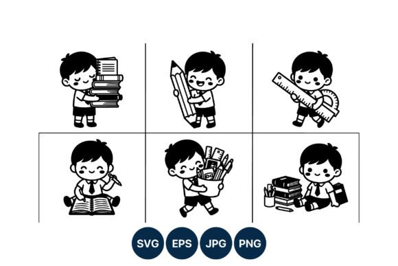 A Designer's Review: Boy Holding Books Embroidery Design