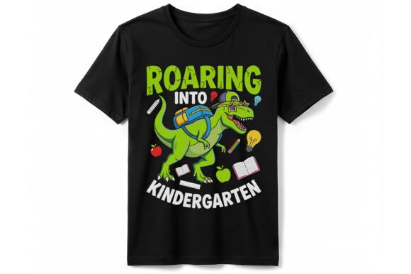A Dinosaur Design That Roars onto Fabric