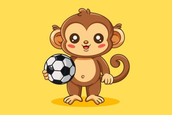 A Review of the Cute Monkey Holding Soccer Ball Embroidery Design