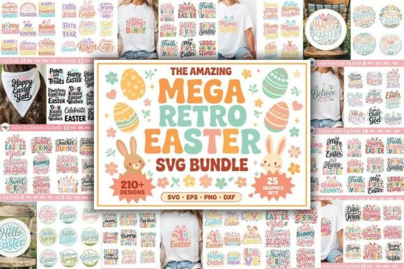 An Embroidery Designer's Take on the Retro Easter Bundle