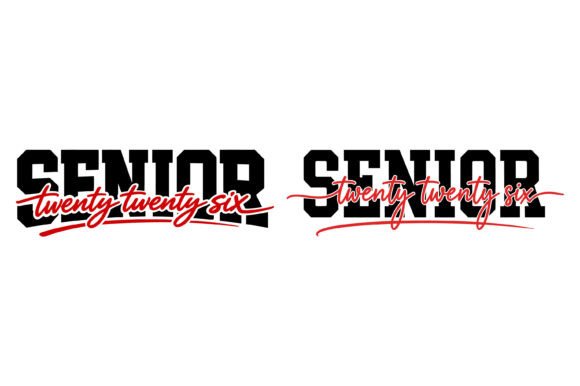 Bold Senior Twenty Twenty Six: A Vintage Varsity Statement for Modern Embroidery