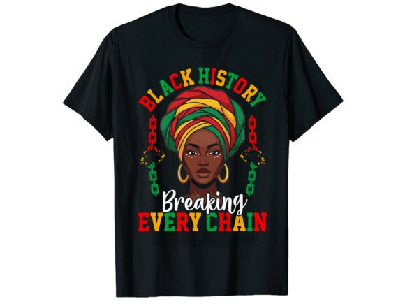 Breaking Black History Month T-Shirt Design Review