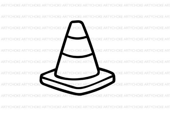 Evaluating the Sports Cone Doodle Clipart for Embroidery