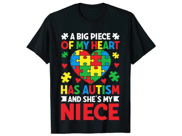 Proud Autism Niece Love T-Shirt Design Review