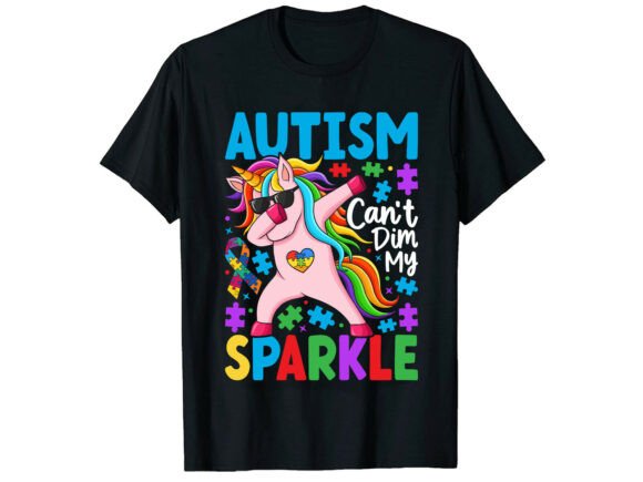 Unicorn Sparkle Autism T-Shirt Design Review